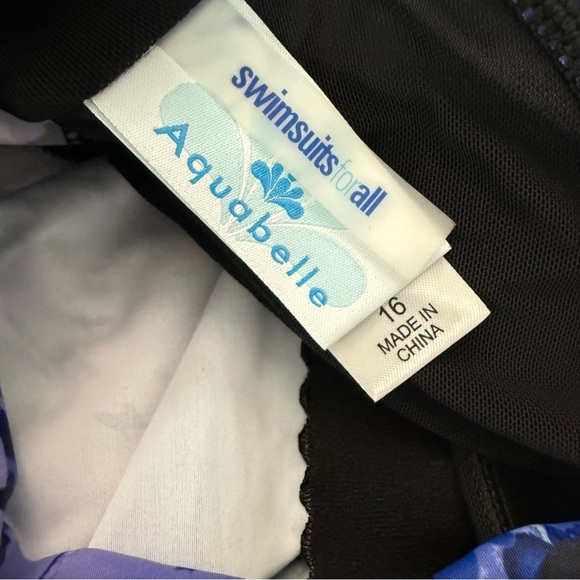 NWT Swimsuits for all Aquabelle Tankini Top Size 16 - Picture 3 of 3